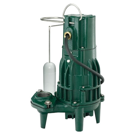 Zoeller 1-1/2 in. 1/2 HP Submersible Effluent Pump 161-0001